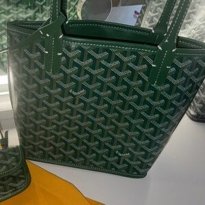 Mini green tote
